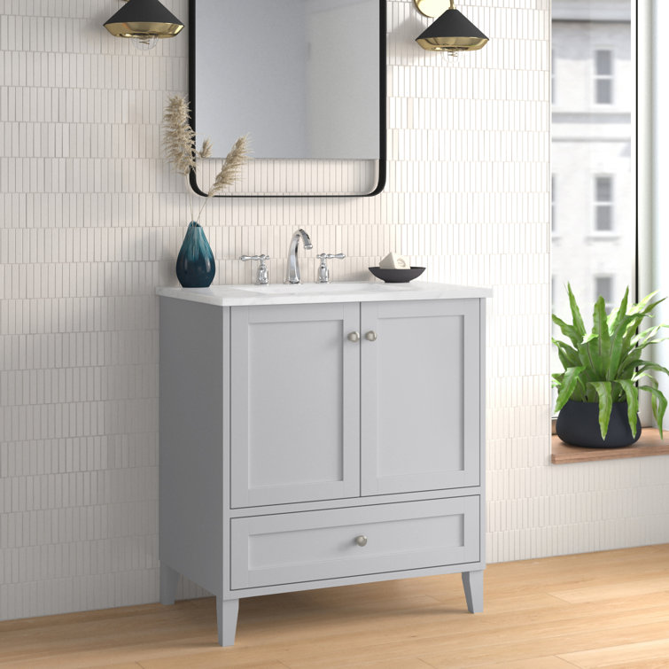 Mercury Row® Aleta 30" Single Bathroom Vanity Set & Reviews Wayfair